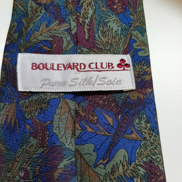 Boulevard club silk tie - Picture 3 of 4